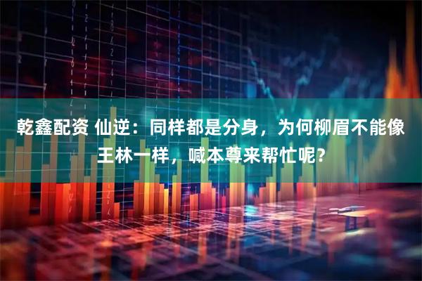 乾鑫配资 仙逆：同样都是分身，为何柳眉不能像王林一样，喊本尊来帮忙呢？