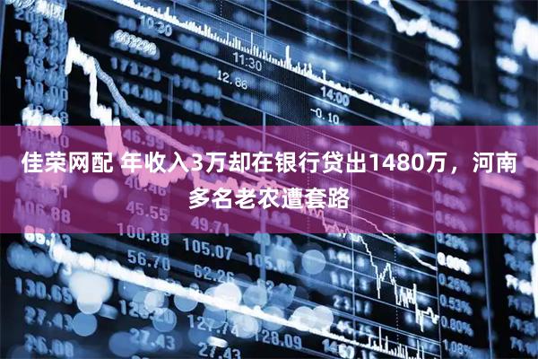 佳荣网配 年收入3万却在银行贷出1480万，河南多名老农遭套路